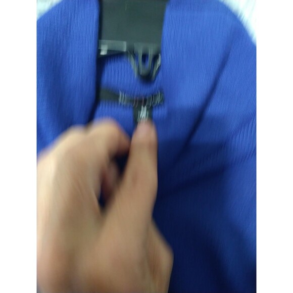 New Look Puff Sleeve Dress Medium Blue Boho Feminine Y2K Vintage - Picture 10 of 10